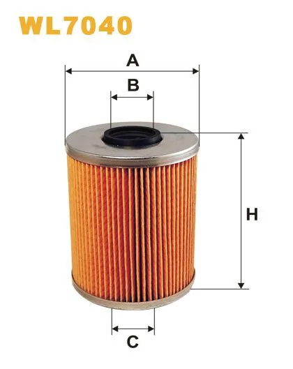 WIX WL7040, масляный фильтр